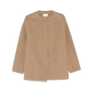 Loulou Studio Sand Brown Gio Short Coat - NWT
